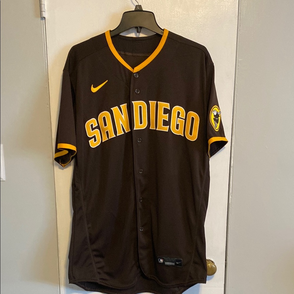 Nike Brown and Yellow San Diego Jersey